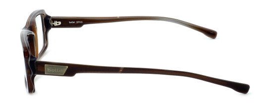 Bollé Dreux Designer Eyeglasses in Brown Stripe :: Progressive