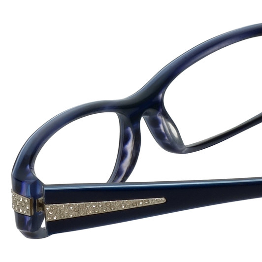 Calabria Designer Eyeglasses 847 Blue :: Progressive