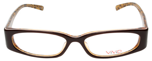 Calabria Viv Designer Eyeglasses 737 in Black Leopard :: Progressive