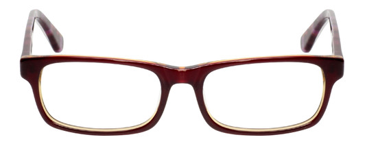 Calabria 857 Designer Eyeglasses in Wine :: Rx Bi-Focal