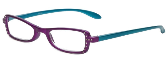 VIP Calabria 837 2-Tone Reading Glasses&Matching Hard Case 60 Color&Power Option