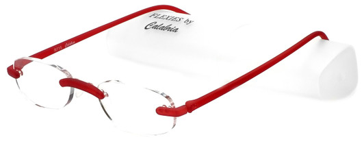 Calabria 715 Flexie Reading Glasses Rimless Light Flexible 85Color&Power Choose