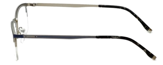 Esquire Designer Eyeglasses EQ1519 in Matte-Blue-Silver 54mm :: Progressive