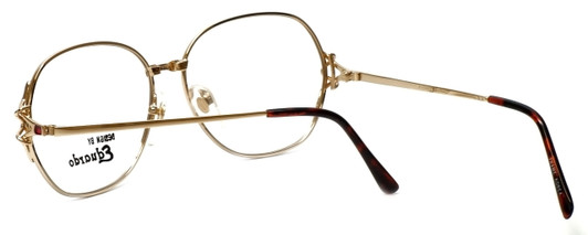 Fashion Optical Designer Eyeglasses E1013 in Gold-Demi-Amber 57mm :: Progressive