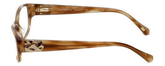 Silver Dollar Designer Eyeglasses Cashmere 450 in Light Tortoise 53mm :: Progressive