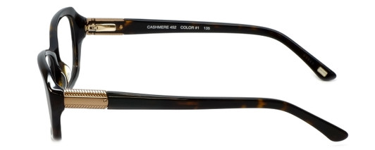 Silver Dollar Designer Eyeglasses Cashmere 452 in Tortoise 53mm :: Progressive