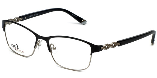 Silver Dollar Designer Eyeglasses CB1013 in Tuxedo 52mm :: Progressive