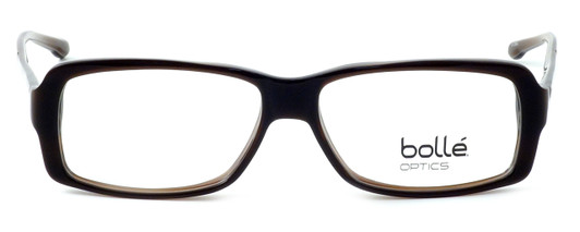 Bollé Dreux Designer Eyeglasses in Brown Stripe :: Rx Bi-Focal