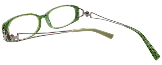 Calabria Designer Eyeglasses Dazzle VII Green :: Rx Bi-Focal