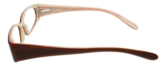 Calabria Viv Designer Eyeglasses 737 in Mocha :: Rx Bi-Focal