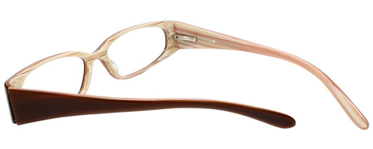 Calabria Viv Designer Eyeglasses 737 in Mocha :: Rx Bi-Focal