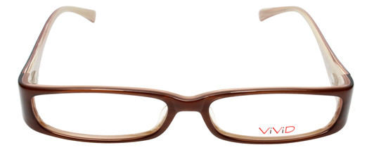 Calabria Viv Designer Eyeglasses 738 in Mocha :: Rx Bi-Focal