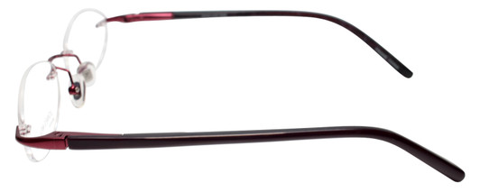 Jones NY Designer Eyeglasses J133 in Burgundy :: Rx Bi-Focal