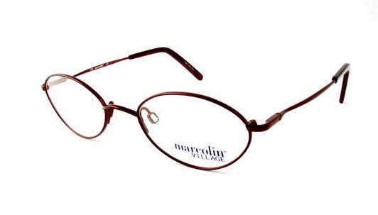 Marcolin Designer Eyeglasses 6719 in Dark-Plum :: Rx Bi-Focal