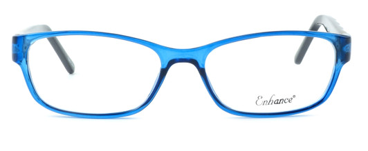 Enhance Optical Designer Eyeglasses 3959 in Cobalt-Black :: Rx Bi-Focal
