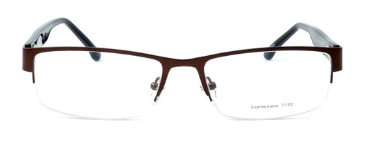 Calabria Expressions Designer Eyeglasses 1020 in Brown :: Rx Bi-Focal