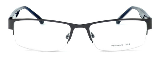 Calabria Expressions Designer Eyeglasses 1020 in Gunmetal :: Rx Bi-Focal