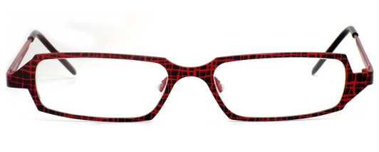 Harry Lary's French Optical Eyewear Vernity in Red Black (504)