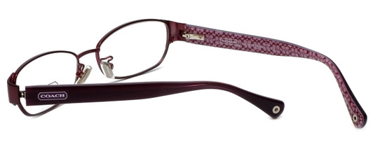 Coach Womens Designer Eyeglasses 'Rose' HC5018 in Satin Purple (9070) 53mm :: Rx Bi-Focal