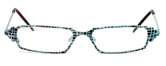 Harry Lary's French Optical Eyewear Ferrary in Teal Black (717)