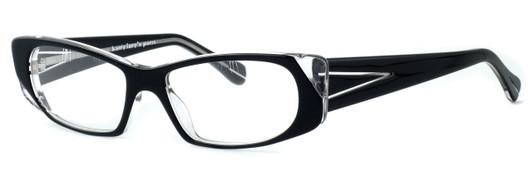 Harry Lary's French Optical Eyewear Kinky Black Crystal Vector 21 Power Choices