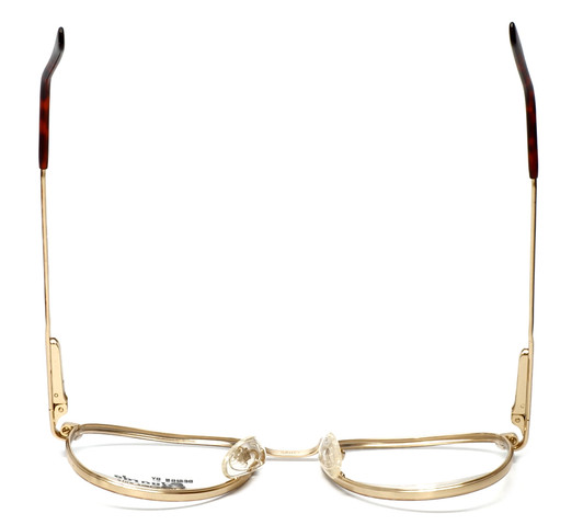 Regency Designer Eyeglasses Dover in Gold-Amber 52mm :: Rx Bi-Focal