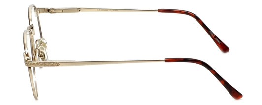 Fashion Optical Designer Eyeglasses E788 in Gold-Burgundy 48mm :: Rx Bi-Focal