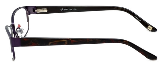 Silver Dollar Designer Eyeglasses Café 3152 in Violet 52mm :: Rx Bi-Focal