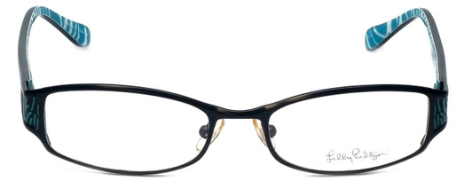 Lilly Pulitzer Designer Eyeglasses Cassidie in Black 52mm :: Rx Single Vision