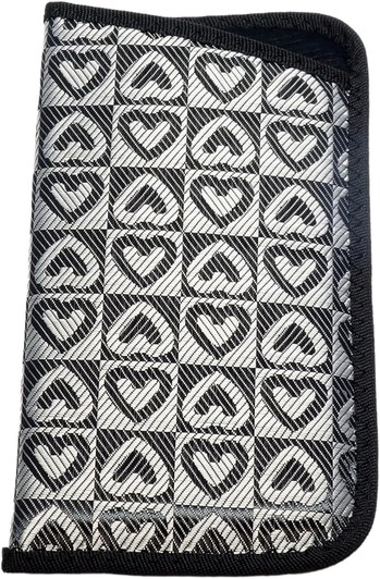 Luv Ya Hearts Large Slip-in Soft Eyeglass Case 6.5"x 3.5"Inch in 5 Color Choices