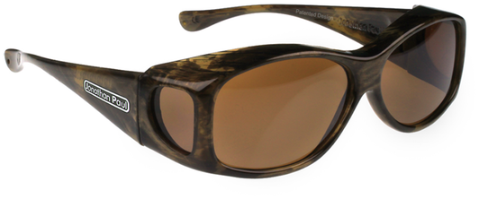 Jonathan Paul Polarized Fitovers Kids X-SMALL Glides Brushed-Horn & Amber Brown Jonathan Paul Polarized Fitovers Kids X-SMALL Glides Brushed-Horn & Amber Brown
