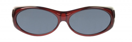 Jonathan Paul Polarized Fitovers Small Aurora in Claret Crystal Red&Gray AR003S