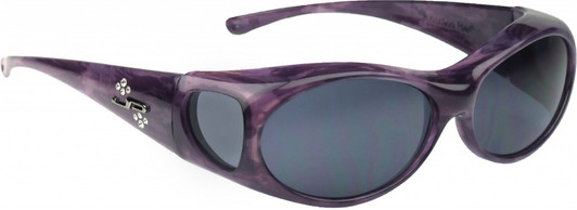 Jonathan Paul Polarized Fitovers Eyewear Small Aurora Purple-Haze & Gray AR007S Jonathan Paul Polarized Fitovers Eyewear Small Aurora Purple-Haze & Gray AR007S