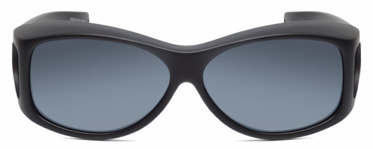 Jonathan Paul Fitovers Eyewear Extra Large Fashion Satin-Black & Gray Polarized