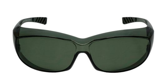 CALABRIA 6000G Economy Fitover Safety Glasses with 100% UV PROTECTION IN GREEN