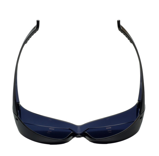 CALABRIA 6000S Economy Fitover Safety Glasses 100% UV PROTECTION IN SMOKE GREY