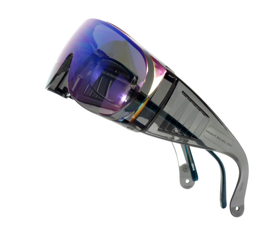 CALABRIA 1003GM Economy Fitover Sunglasses with 100% UV PROTECTION GREEN MIRROR