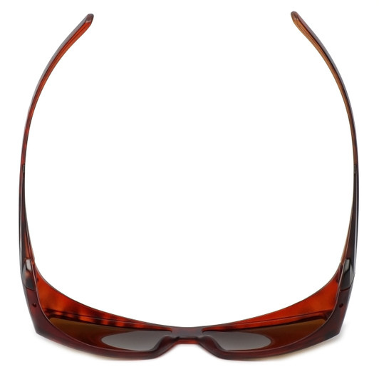 Calabria Polarized Fitover Sunglasses 7666PL MEDIUM in 3 Color Options