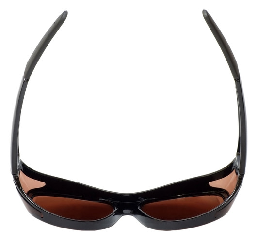 Calabria 7659 FitOver Sunglasses Copper Drivers OR Polarized Lens Medium Size