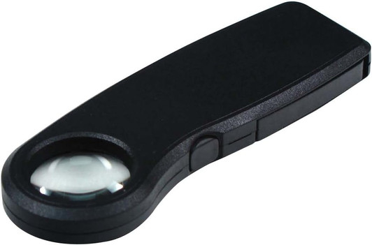 ML911LV-8X 1"Inch Diameter Magnifying Glass 2-in-1 LED and UV Handheld Magnifier