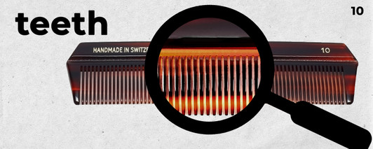 Speert New Handmade Swiss European Comb Style #10 5.1 Inch Havana Tortoise Brown