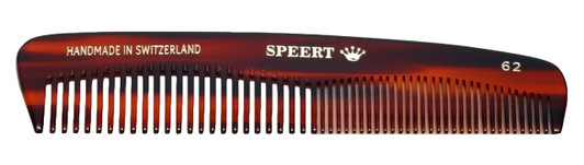 Speert Handmade European Comb Style #62 5"Inch New Brown Tortoise Havana