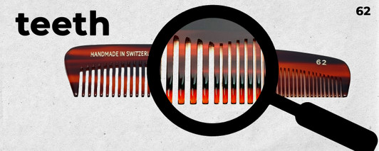 Speert Handmade European Comb Style #62 5"Inch New Brown Tortoise Havana