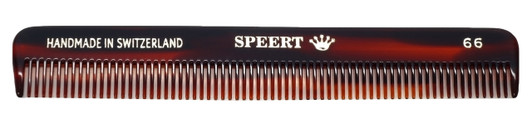 Speert Handmade Swiss European Comb Style #66 5"Inch New Brown Tortoise Havana