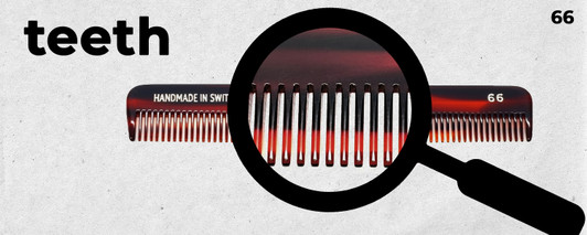 Speert Handmade Swiss European Comb Style #66 5"Inch New Brown Tortoise Havana