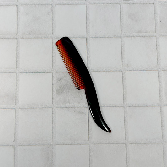 Speert Handmade Swiss European Moustache Comb #88 3" Inch Tortoise Havana Brown