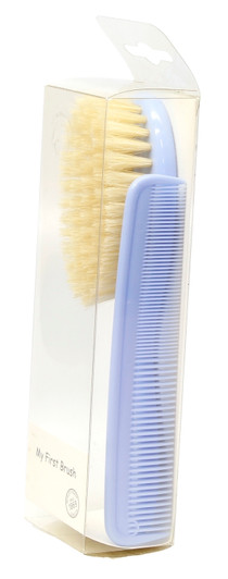 Rachael Stephens BP7B Premium BLUE Baby Hair Brush & Comb SET Made in Germany