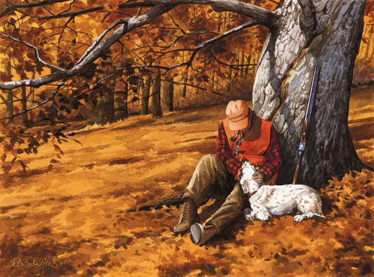 Hunting Theme 240-68c-4 Artwork Micro Fiber Cleaning Cloth