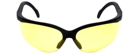 LEDwholesalers UV Protection Adjustable Safety Glasses with Yellow Tint, 7821