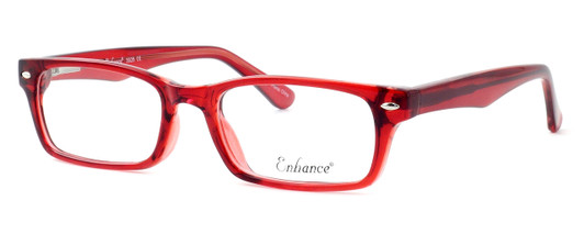 Enhance Optical Designer Reading Glasses EN3928-BUR-45 mm X-Small Burgundy Red